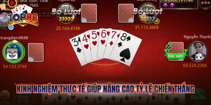 Kinh nghiệm thực tế giúp nâng cao tỷ lệ chiến thắng